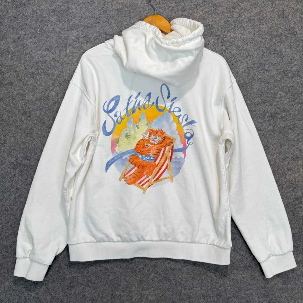 Sundae School Siesta Hoodie‎ Sweatshirt Adult Small Unisex Tiger Terry Korean